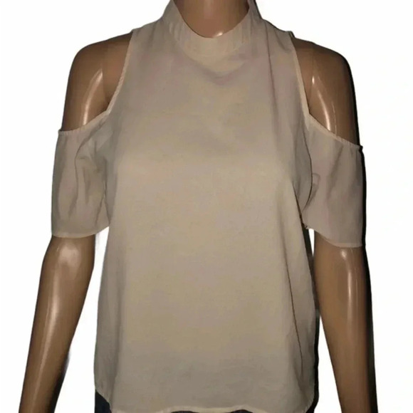 Paper Crane Cold Shoulder Blouse, Med, New without Tags - Picture 1 of 6